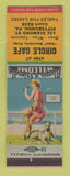 Matchbook Cover - Circle Cafe Pittsburgh PA pinup