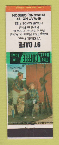 Matchbook Cover - 97 Cafe Redmond OR Vi Kime