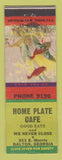 Matchbook Cover - Home Plate Cafe Dalton GA