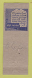 Matchbook Cover - Home Plate Cafe Dalton GA