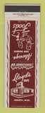 Matchbook Cover - Lloyd's Cafe Corinth MS