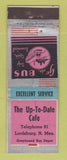 Matchbook Cover - Up to Date Cafe Lordsburg NM WEAR