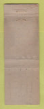 Matchbook Cover - Johnson Cafe Sioux City IA WEAR