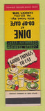 Matchbook Cover - COOP Cafe Sargent NE Millie Poland
