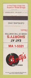 Matchbook Cover - Shorty's Delux Diner Cleveland OH WEAR