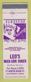 Matchbook Cover - Leo's Mar Con Diner Waterbury CT