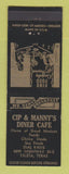 Matchbook Cover - Cip & Manny's Diner Cafe Ysleta TX