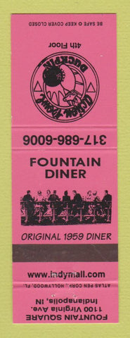 Matchbook Cover - Action Bowling Duckpin Fountain Diner Indianapolis IN