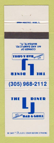 Matchbook Cover - LJ Diner Margate FL