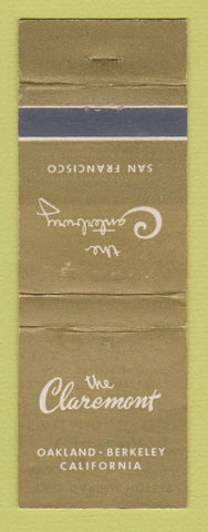 Matchbook Cover - Claremont Oakland Berkeley CA WEAR