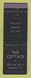 Matchbook Cover - The Cottage Oakland CA
