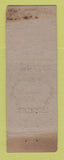 Matchbook Cover - Seagram's Whiskey Crown WORN