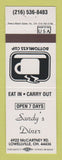 Matchbook Cover - Sandy's Diner Lowellville OH