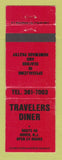 Matchbook Cover - Travelers Diner Dover NJ