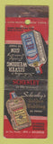 Matchbook Cover - Schenley's Golden Wedding Whiskey Gin WORN