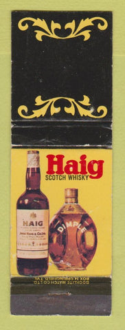Matchbook Cover - HAig Scotch Whiskey South Africa WEAR