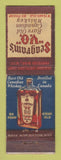 Matchbook Cover - Seagram's VO Whiskey WORN