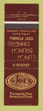 Matchbook Cover - Joe's Bar Grill San Francisco CA