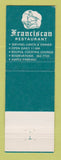 Matchbook Cover - Franciscan Restaurant San Francisco CA