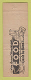 Matchbook Cover - Liberty Cafe St George UT