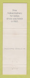 Matchbook Cover - The Limited San Francisco CA Women's Clothes