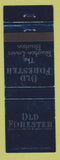 Matchbook Cover - Old Forester Bourbon Whiskey WEAR