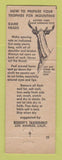 Matchbook Cover - El Cortez Hotel Casino Las Vegas NV Hunting Safety