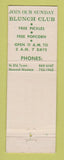 Matchbook Cover - The Pickel Barrel Chicago IL