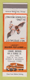 Matchbook Cover - Allied Van Lines Trucking Detroit MI Leonard Bros Van Storage