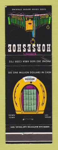 Matchbook Cover - Binion's Horseshoe Casino Las Vegas NV WEAR