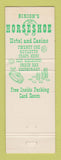 Matchbook Cover - Binion's Horseshoe Casino Las Vegas NV WEAR