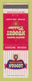 Matchbook Cover - South Tahoe Nugget Casino Stateline NV WEAR