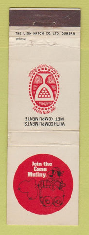 Matchbook Cover - Clipper Rum South Africa WORN