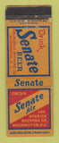 Matchbook Cover - Senate Ale Beer Washington DC WORN