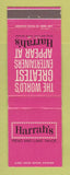 Matchbook Cover - Harrah's Casino Lake Tahoe Reno NV Red Skelton Danny Kaye