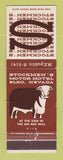 Matchbook Cover - Stockmen's Motor Hotel Elko NV casino