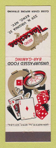 Matchbook Cover - Horseshoe Casino Reno NV