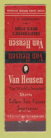Matchbook Cover - Van Heusen Men's Clothes Shartenberg's Pawtucket RI