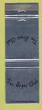 Matchbook Cover - The Boyar Club Chicago IL WEAR