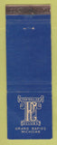 Matchbook Cover - Peninsular Club Grand Rapids MI WEAR