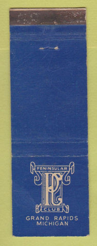 Matchbook Cover - Peninsular Club Grand Rapids MI WEAR