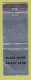 Matchbook Cover - Black River Valley Club WEAR