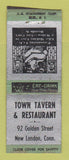Matchbook Cover - Town Tavern Restaurant New London CT WEAR BOBTAIL