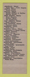 Matchbook Cover - Lake Mead Lodge Boulder City NV