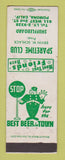 Matchbook Cover - Sparetime Club Pomona CA Shuffleboard Ervin Schlack