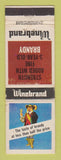 Matchbook Cover - Winebrand Brandy Liquor South Africa WORN