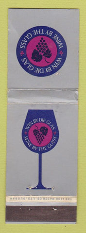 Matchbook Cover - Wyn by Die Glas Wine South Africa WEAR