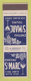 Matchbook Cover - Chateau St Marc Wine Belgium A Simkens