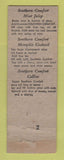Matchbook Cover - Southern Comfort Liquor Madison Drug Store WORN