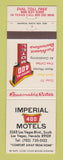 Matchbook Cover - Imperial 400 Motel Las Vegas NV